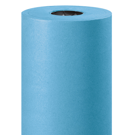 36" - 50 lb. Blue Kraft Paper Rolls